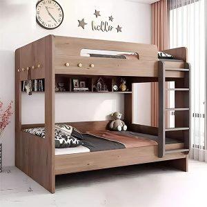 giường gỗ 2 tầng