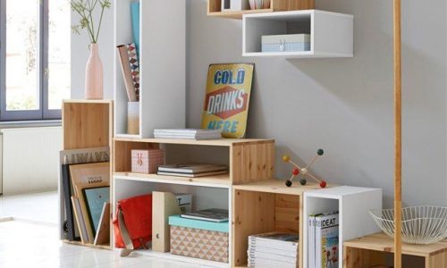 Giá gỗ treo tường – xu hướng biến đổi của kệ mở