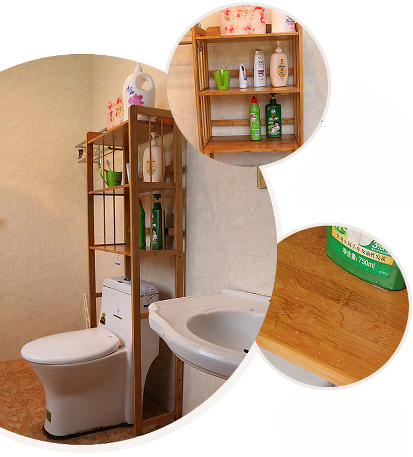 Giá kệ gỗ để đồ trong nhà tắm tiện dụng GHS-603 | Gỗ Trang Trí