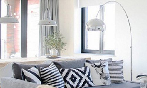 Sofa góc, cho phòng khách thêm thoải mái.