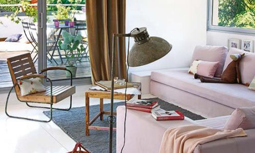 Thiết kế căn hộ rộng thoáng đẹp lôi cuốn với màu pastel.