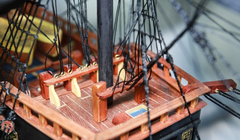 Mô hình giấy Tàu Ngọc Trai Đen The Black Pearl  Pirates of the Caribbean   Kit168 Shop mô hình giấy