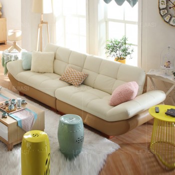 Bộ sofa Da phòng khách hiện đại GHS-8103 | Gỗ Trang Trí