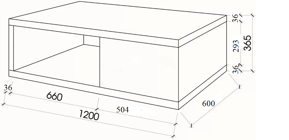 Bàn trà Gỗ công nghiệp Melamine GHS-4165