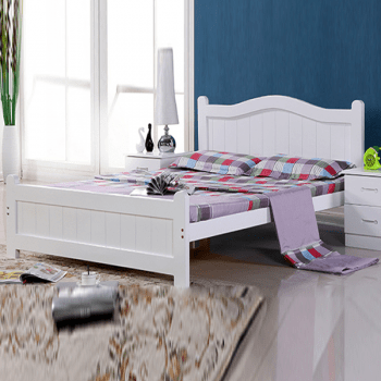 Giường gỗ phong cách Bắc Âu, Giường ngủ gỗ tự nhiên GHS-928 | Gỗ Trang Trí