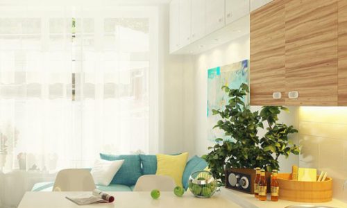 Thiết kế căn hộ với màu pastel dịu nhẹ