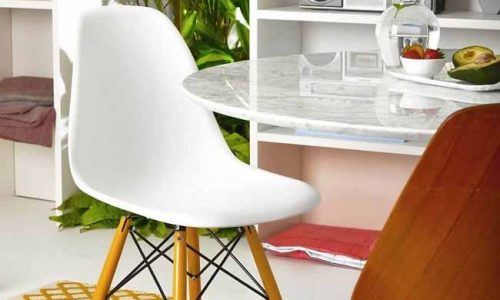 Thiết kế phòng nổi bật 'hộp bê tông' trong căn hộ trắng