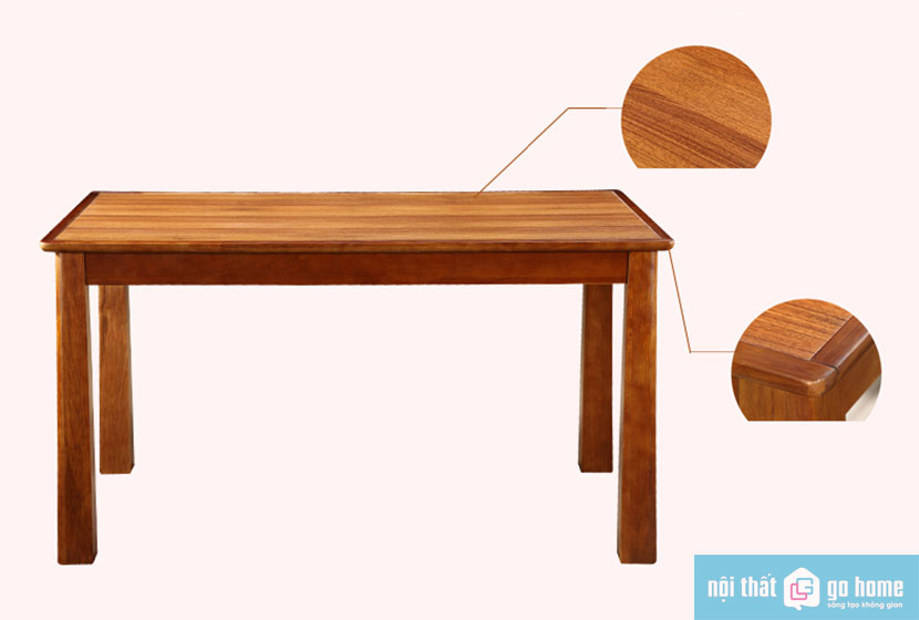 Bộ bàn ăn phong cách Châu Âu GHS-4211 (gỗ sồi 4 ghế)