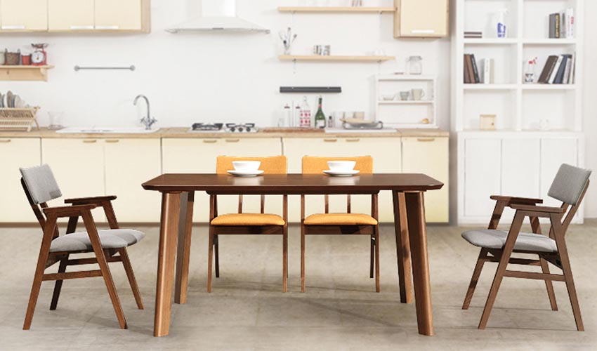 Bàn ghế ăn đẹp phong cách Bắc Âu GHS-4360