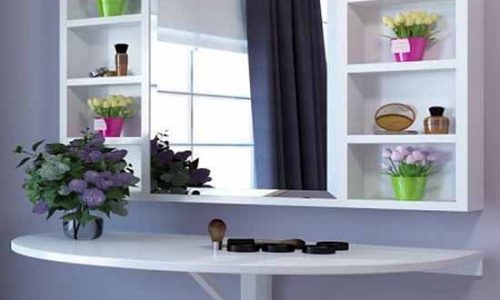 Nên chọn bàn phấn gỗ tự nhiên thế nào cho cô nàng sành điệu
