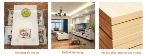 Bàn trà gỗ công nghiệp