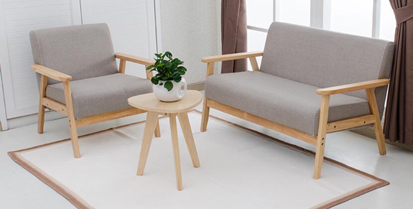 Mẫu ghế sofa gỗ thanh lịch GHS-8267 | Gỗ Trang Trí