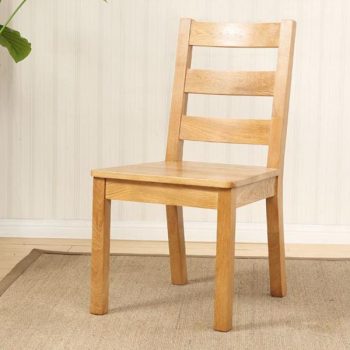 Ghế gỗ sồi Mỹ 3 nan mặt gỗ GHC-710 | Gỗ Trang Trí