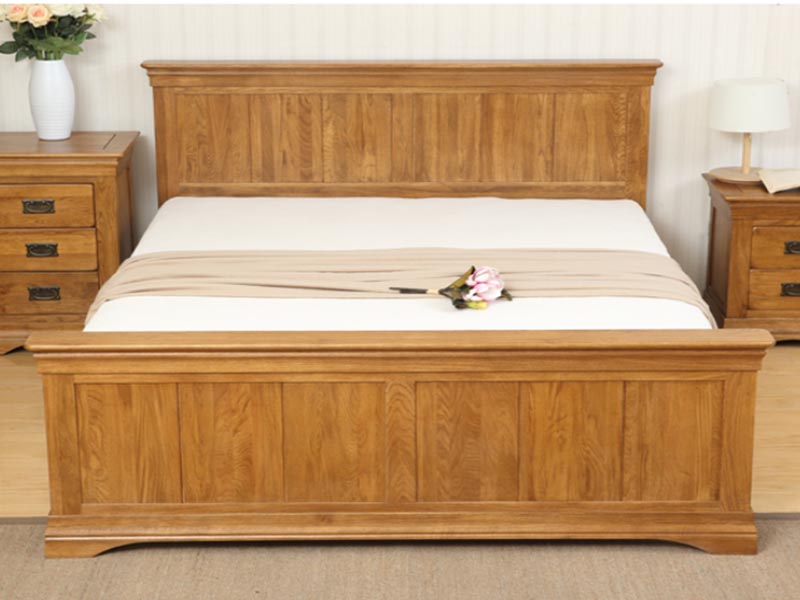 Giường ngủ gỗ sồi Mỹ cao cấp GHC-920 | Gỗ Trang Trí