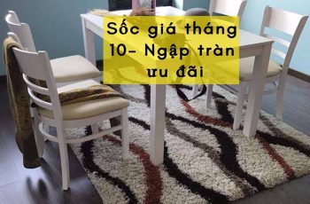 ⚡ Ưu đãi tháng 10, giảm giá sốc với bộ bàn ăn 4 ghế hiện đại tại Go Home