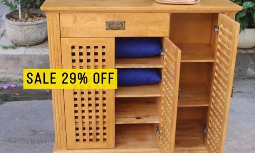 Ưu đãi tháng 9: giảm giá 29% mẫu tủ giày GHC-5100 hiện đại tại GO HOME