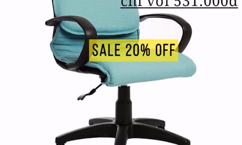 Tháng 8 nhiều ưu đãi: giảm giá 20% ghế vuông lưng hiện đại tại Adayroi