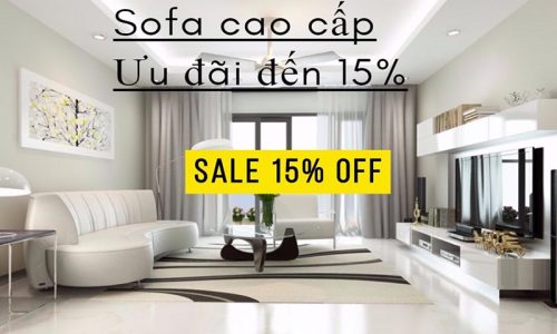 Chia sẻ mã giảm giá 15% mẫu sofa Ocean Jang In hiện đại với giá cực ưu đãi