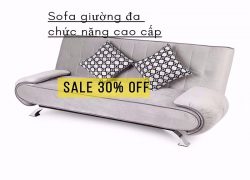 Tiết kiệm 30% khi mua sofa giường Juno xám nhạt cao cấp tại Adayroi với giá cực ưu đãi