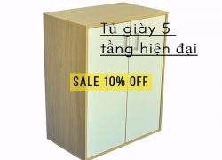 Chỉ với 1.125.000đ sở hữu ngay tủ giày 5 tầng hiện đại tại Tiki