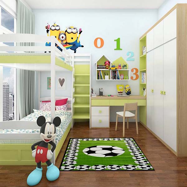 Thảm trải sàn phòng ngủ trẻ em GHO-K01 | Gỗ Trang Trí