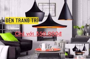 Chỉ với 350.000đ sở hữu ngay mẫu đèn thả trang trí hiện đại.