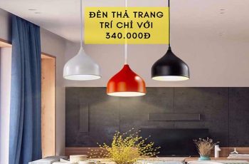 Sở hữu ngay mẫu đèn thả trang trí độc đáo chỉ với 340.000đ