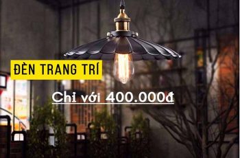 Chỉ với 400.000đ sở hữu ngay mẫu đèn trần trang trí độc đáo chỉ có tại Go Home