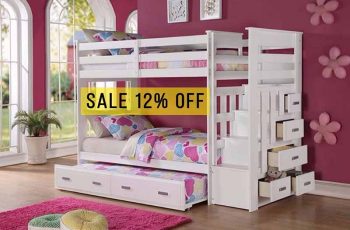 Mẹ mua giường tầng đẹp cho bé lớn, bé nhỏ ngủ riêng với giá cực ưu đãi