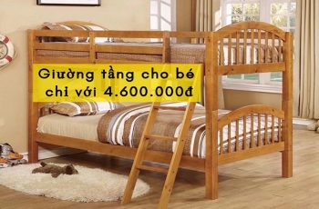Sở hữu ngay mẫu giường tầng cho bé với giá cực ưu đãi.