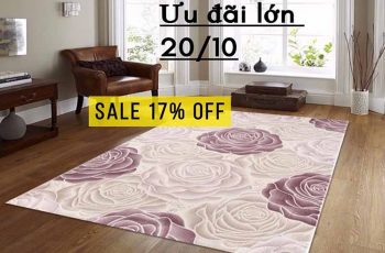 Chia sẻ mã giảm giá 17% với mẫu thảm trải sàn cực đẹp tại Go Home