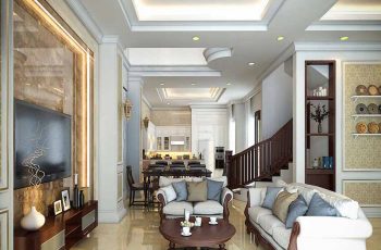 Thiết kế nội thất tân cổ điển căn hộ nhà chị Linh - Đông Anh