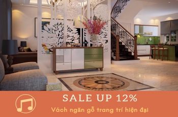 Chia sẻ mã giảm giá 12% với mẫu vách ngăn trang trí hiện đại tại Go Home.