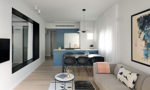 Không gian thiết kế căn hộ chung cư B3 83.7m2 nhà anh Thành - An Bình City