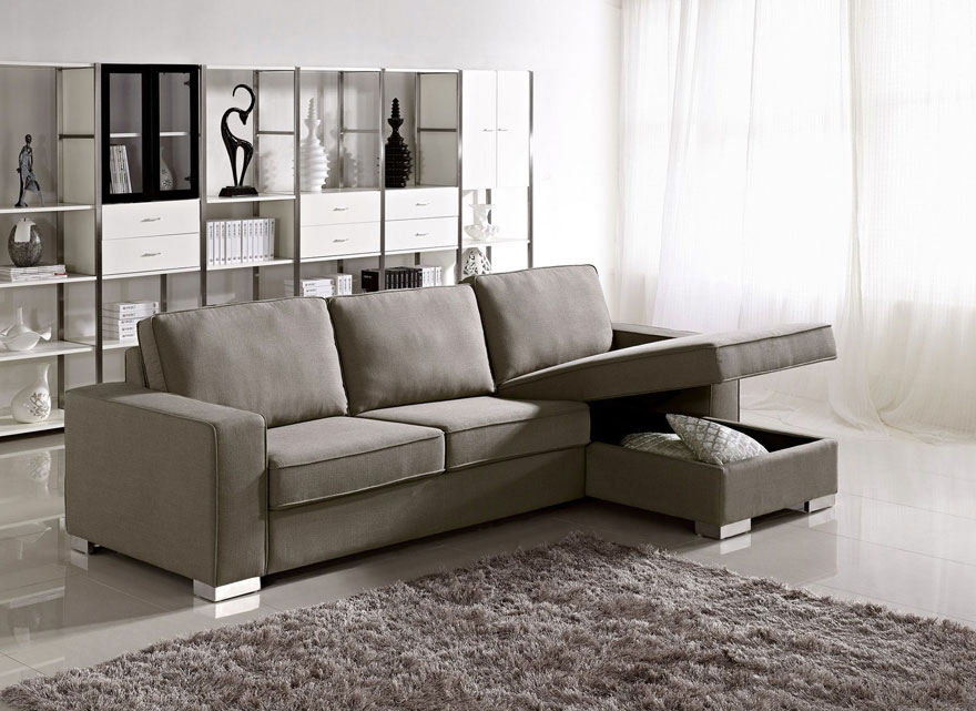 Nhiệm vụ chung của những mẫu đồ nội thất thông minh là tận dụng tối đa không gian "rảnh" chưa dùng tới, giống như bộ ghế sofa này chẳng hạn.
