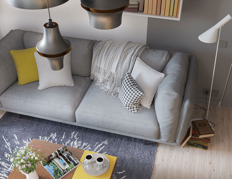 KHÔNG GIAN NỘI THẤT CĂN HỘ LOẠI C 92.8M2 NHÀ ANH ĐỨC - ECOLIFE TÂY HỒ &MDASH; GỖ TRANG TRÍ