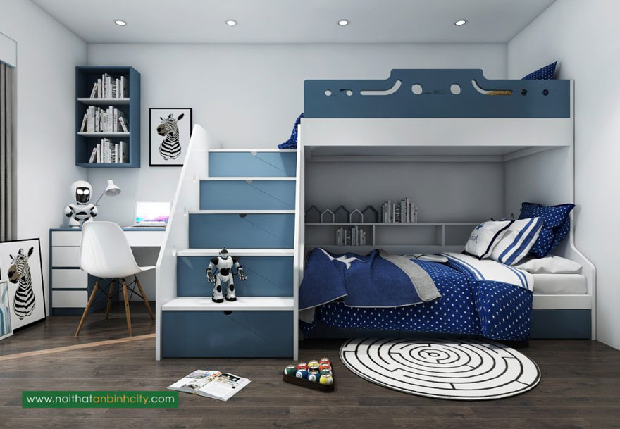 Giường ngủ thông minh cho căn hộ chung cư 75m2
