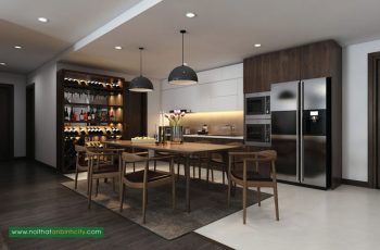 Thiết kế nội thất chung cư 115m2 nhà chị Phượng - An Bình City