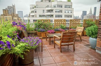 Những ý tưởng trang trí sân thượng đẹp như chốn bồng lai tiên cảnh