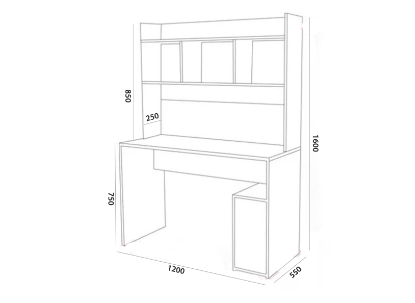 Bàn học sinh giá rẻ gỗ công nghiệp GHS-4579