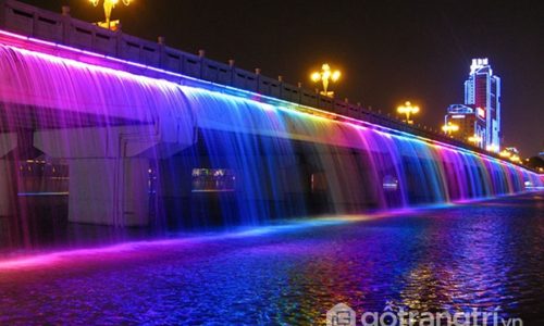 Trầm trồ vẻ đẹp của đài phun nước nghệ thuật là đỉnh cao kiến trúc