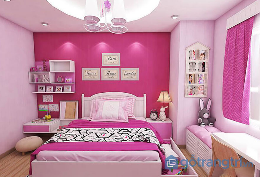 Hãy khám phá ngay những mẫu giấy dán tường màu hồng đầy sáng tạo và tuyệt đẹp để trang trí cho căn phòng ngủ của mình.