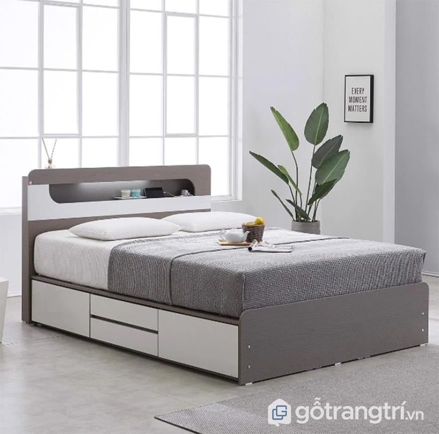 kích thước giường gỗ có hộc kéo kích thước giường ngủ gỗ công nghiệp có ngăn kéo