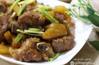 suon-kho-dua-chua-ngot