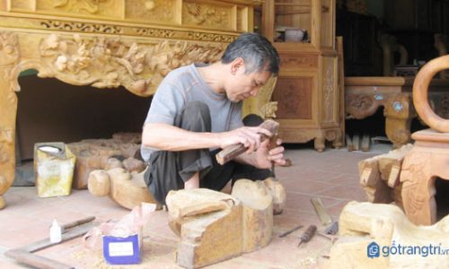 Tìm hiểu tinh hoa nghề mộc thủ công mỹ nghệ ở làng Chàng Sơn - Hà Nội