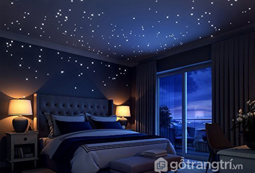 Phòng ngủ galaxy - mang cả ngân hà vào không gian riêng tư của bạn ...
