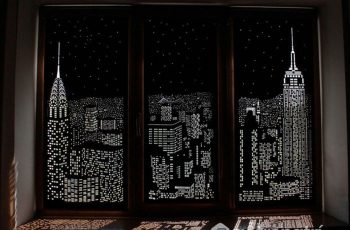 Rèm cửa đục lỗ - Vật liệu nội thất mới thu hút và đẹp bất ngờ
