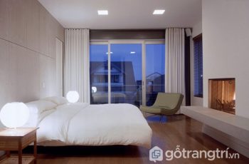 Rèm cửa màu trắng - Thổi không gian bừng sáng vào trong phòng ngủ