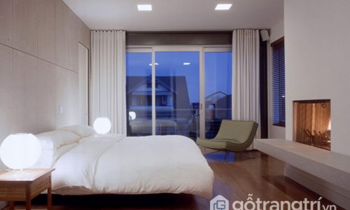 Rèm cửa màu trắng - Thổi không gian bừng sáng vào trong phòng ngủ