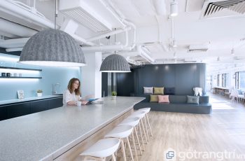 Lối kiến trúc hiện đại của văn phòng làm việc Uber tại Hong Kong